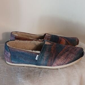 Toms Alpargata Faux Fur Lined Slipon Shoes